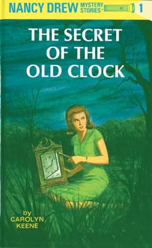 Book cover for The Secret of the Old Clock (Nancy Drew, Book 1) by Carolyn Keene