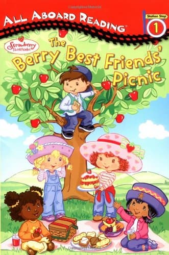 Book cover for The Berry Best Friends' Picnic (ALL ABOARD READING STATION STOP 1) by Glassman, Jackie