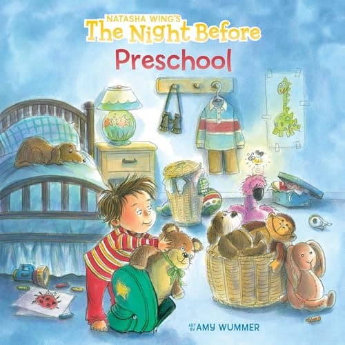 Book cover for The Night Before Preschool by Wing, Natasha