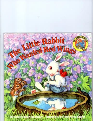 Book cover for The Little Rabbit Who wanted Red Wings by Bailey, Carolyn Sherwin