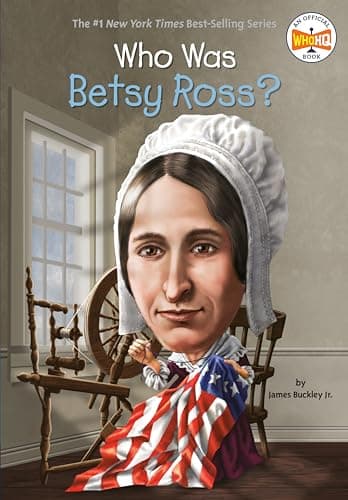 Book cover for Who Was Betsy Ross? by Buckley Jr., James