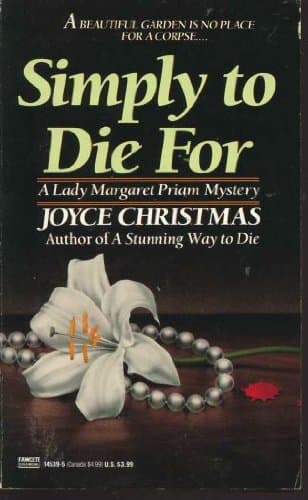 Book cover for Simply to Die for by Christmas, Joyce