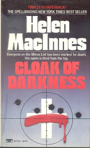Book cover for Cloak of Darkness by Macinnes, Helen