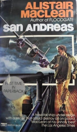 Book cover for San Andreas by Alistair MacLean