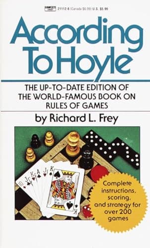 Book cover for According to Hoyle: The Up-to-Date Edition of the World-Famous Book on Rules of Games by Frey, Richard L.