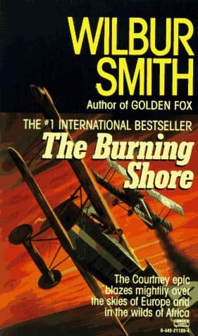 Book cover for The Burning Shore by Smith, Wilbur