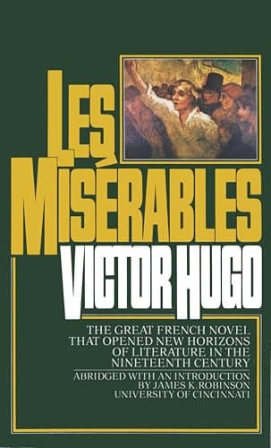 Book cover for Les Misérables: A Novel by Victor Hugo