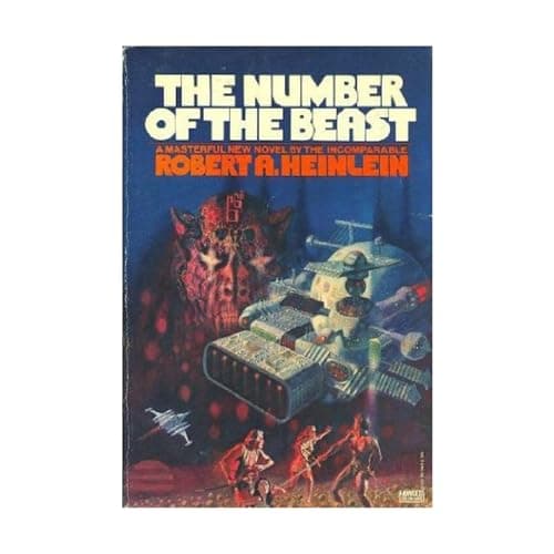 Book cover for The Number of the Beast by Robert A. Heinlein
