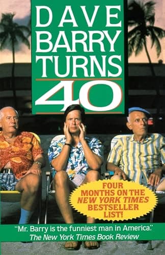 Book cover for Dave Barry Turns Forty by Barry, Dave
