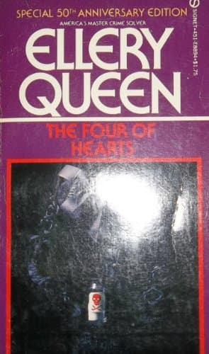 Book cover for Four of Hearts by Queen, Ellery