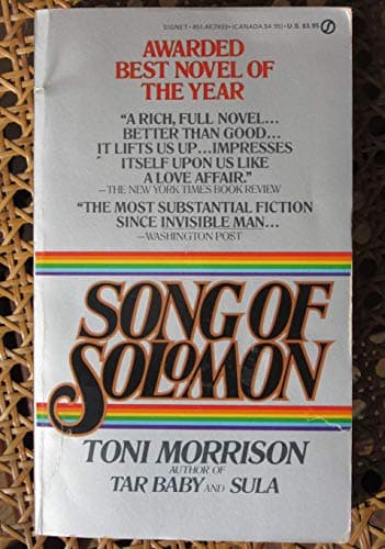 Book cover for Song of Solomon by Morrison, Toni