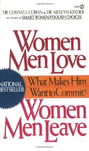 Book cover for Women Men Love, Women Men Leave: What Makes Men Want to Commit? by Cowan, Connell