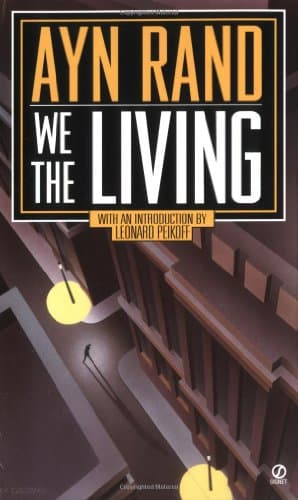 Book cover for We the Living by Rand, Ayn
