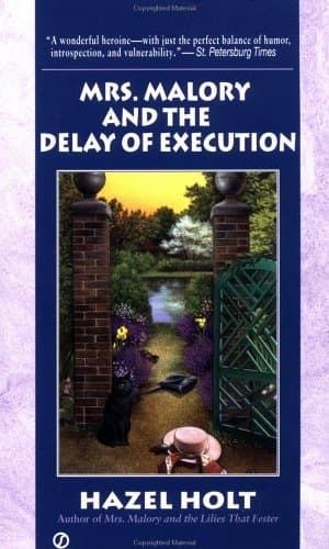Book cover for Mrs. Malory and the Delay of Execution (Mrs. Malory Mystery) by Holt, Hazel