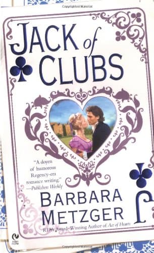 Book cover for Jack of Clubs (The House of Cards Trilogy, Book 2) by Metzger, Barbara