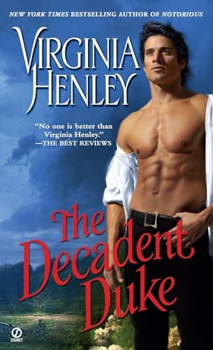Book cover for The Decadent Duke (The Peer of the Realm Trilogy) by Henley, Virginia