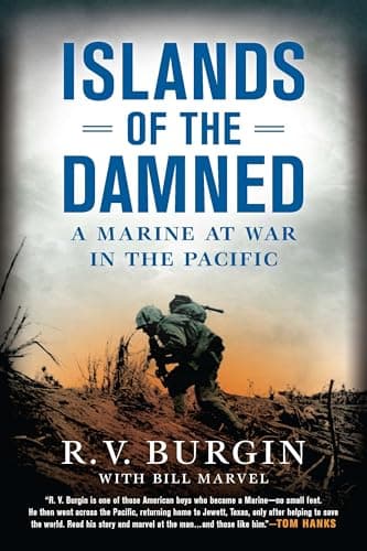 Book cover for Islands of the Damned: A Marine at War in the Pacific by Marvel, Bill