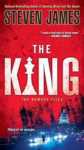 Book cover for The King (The Bowers Files) by James, Steven