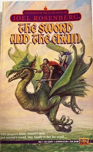Book cover for The Sword and the Chain (Guardians of the Flame) by Rosenberg, Joel