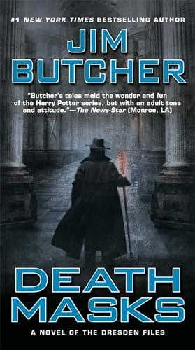 Book cover for Death Masks (Dresden Files) by Butcher, Jim