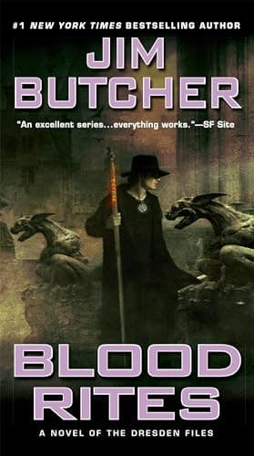 Book cover for Blood Rites (The Dresden Files, Book 6) by Jim  Butcher