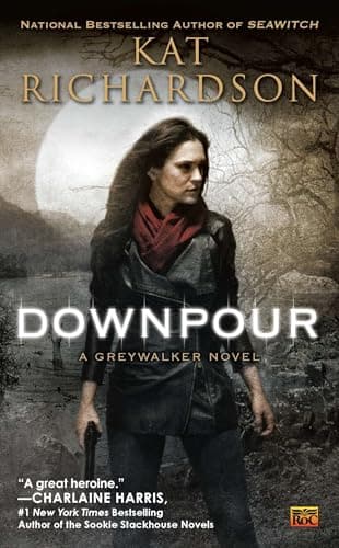 Book cover for Downpour: A Greywalker Novel by Richardson, Kat