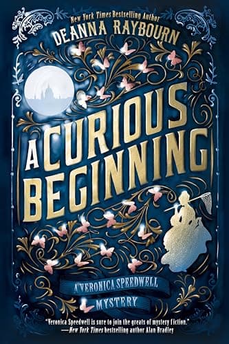 Book cover for A Curious Beginning (A Veronica Speedwell Mystery) by Raybourn, Deanna