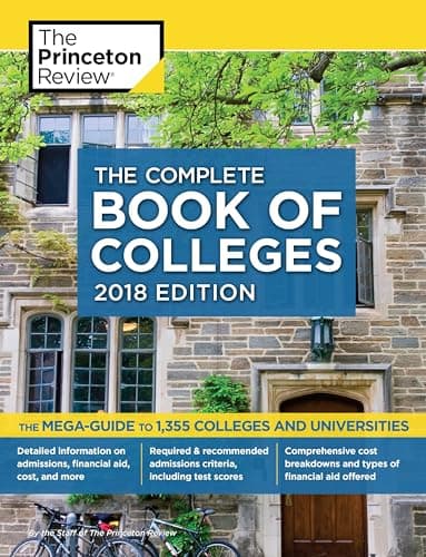 Book cover for The Complete Book of Colleges, 2018 Edition (College Admissions Guides) by The Princeton Review