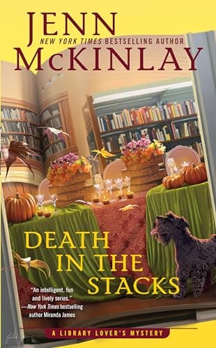 Book cover for Death in the Stacks (A Library Lover's Mystery) by McKinlay, Jenn