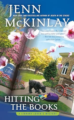 Book cover for Hitting the Books (A Library Lover's Mystery) by McKinlay, Jenn