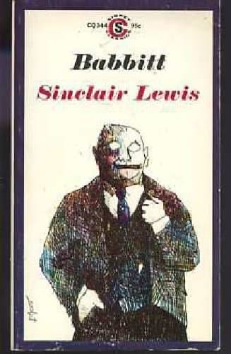 Book cover for Babbitt by Lewis, Sinclair