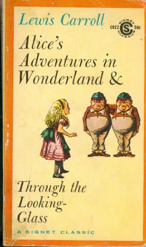 Book cover for Alice's Adventures in Wonderland & Through the Looking-Glass by Lewis Carroll