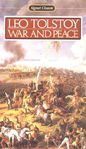 Book cover for War and Peace by Tolstoy, Leo