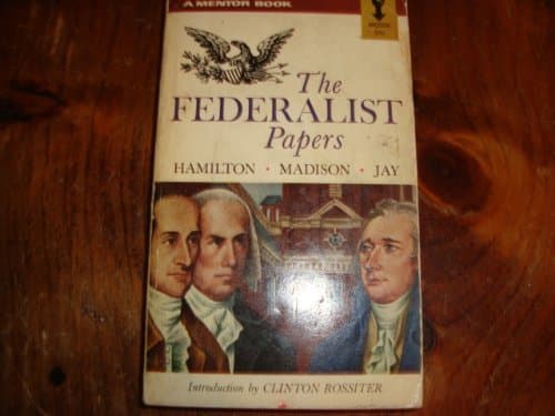 Book cover for The Federalist Papers by Hamilton, Alexander