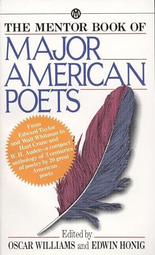 Book cover for The Mentor Book of Major American Poets by Oscar Williams