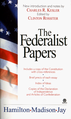 Book cover for The Federalist Papers by Alexander Hamilton