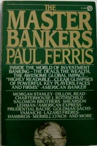 Book cover for The Master Bankers by Ferris, Paul