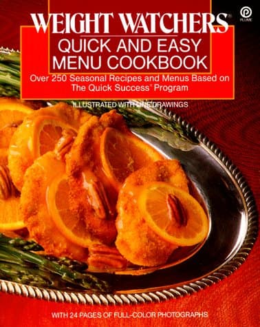 Book cover for Weight Watchers Quick and Easy Menu Cookbook by Weight Watchers International