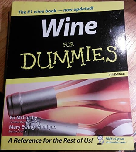 Book cover for Wine For Dummies by McCarthy, Ed