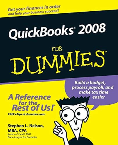 Book cover for QuickBooks 2008 For Dummies by Nelson, Stephen L.