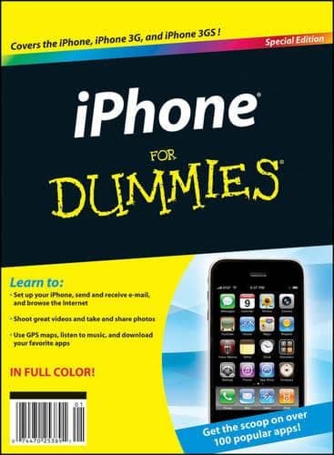 Book cover for iPhone For Dummies by Baig, Edward C.