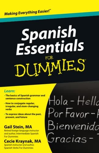 Book cover for Spanish Essentials For Dummies by Gail Stein