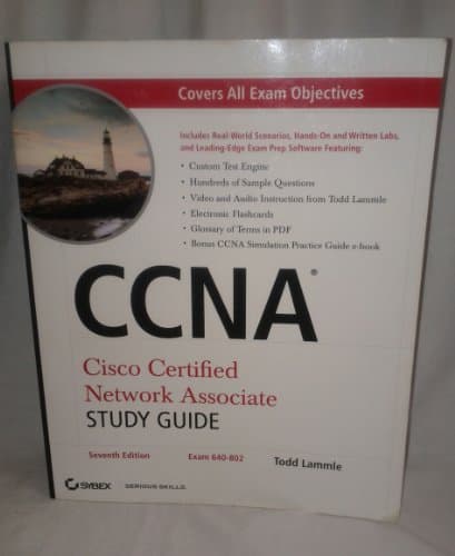 Book cover for CCNA Cisco Certified Network Associate Study Guide, 7th Edition by Todd Lammle