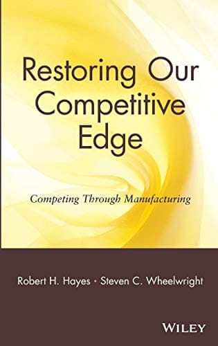 Book cover for Restoring Our Competitive Edge: Competing Through Manufacturing by Hayes, Robert H.