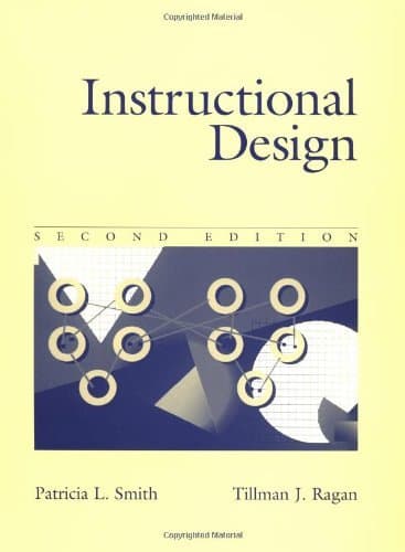 Book cover for Instructional Design, 2nd Edition by Smith, Patricia