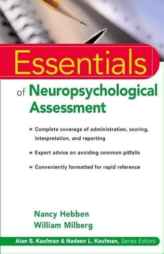 Book cover for Essentials of Neuropsychological Assessment (Essentials of Psychological Assessment) by Hebben, Nancy