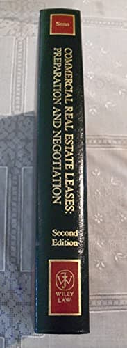 Book cover for Commercial Real Estate Leases: Preparation and Negotiation (Real Estate Practice Library) by Senn, Mark A.