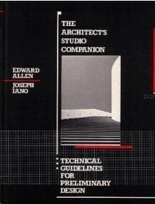 Book cover for The Architect's Studio Companion: Technical Guidelines for Preliminary Design by Allen, Edward