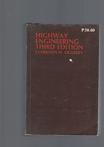 Book cover for Highway Engineering by Oglesby, Clarkson Hill