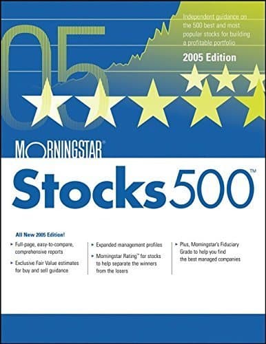 Book cover for Morningstar Stocks 500 by Unknown